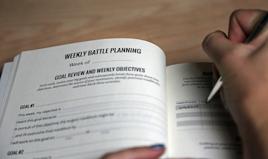 90 Day Journal Weekly Battle Planning